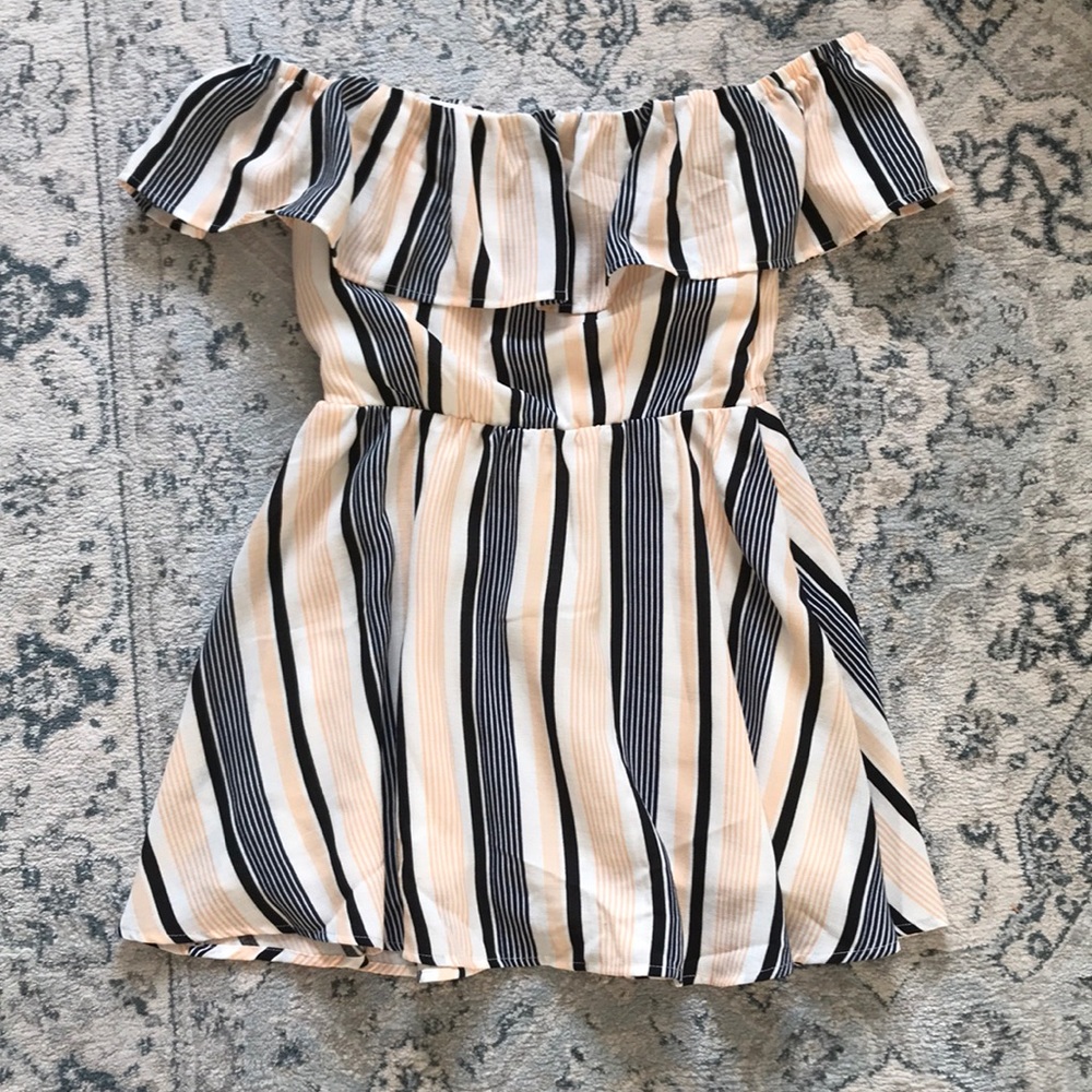 Off shoulder mini dress